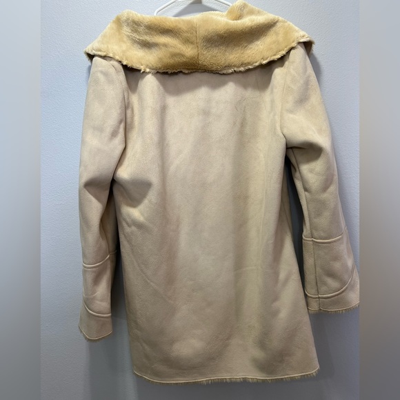 LH Sport cream, faux suede coat - Picture 2 of 3